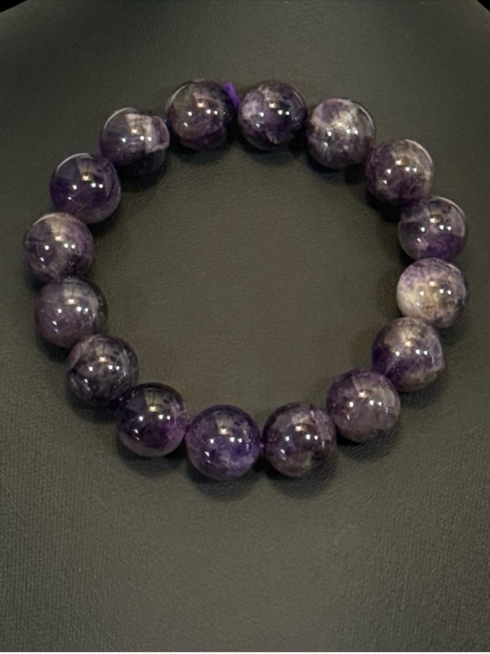 Amethyst Crystal Beaded Bracelet